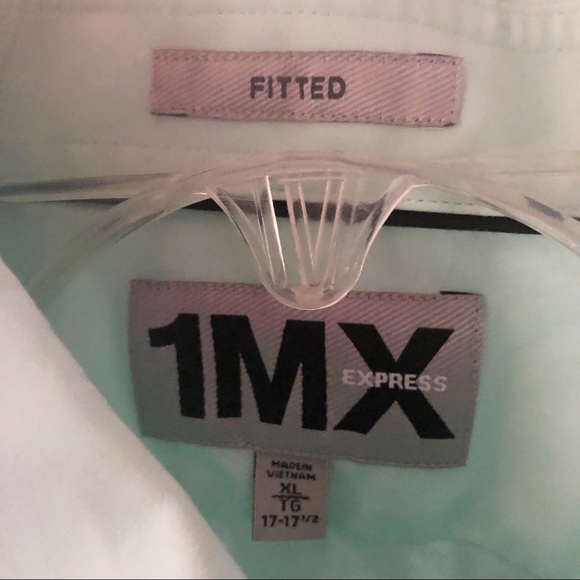 Express Fitted 1MX Dress Shirt - Picture 3 of 4